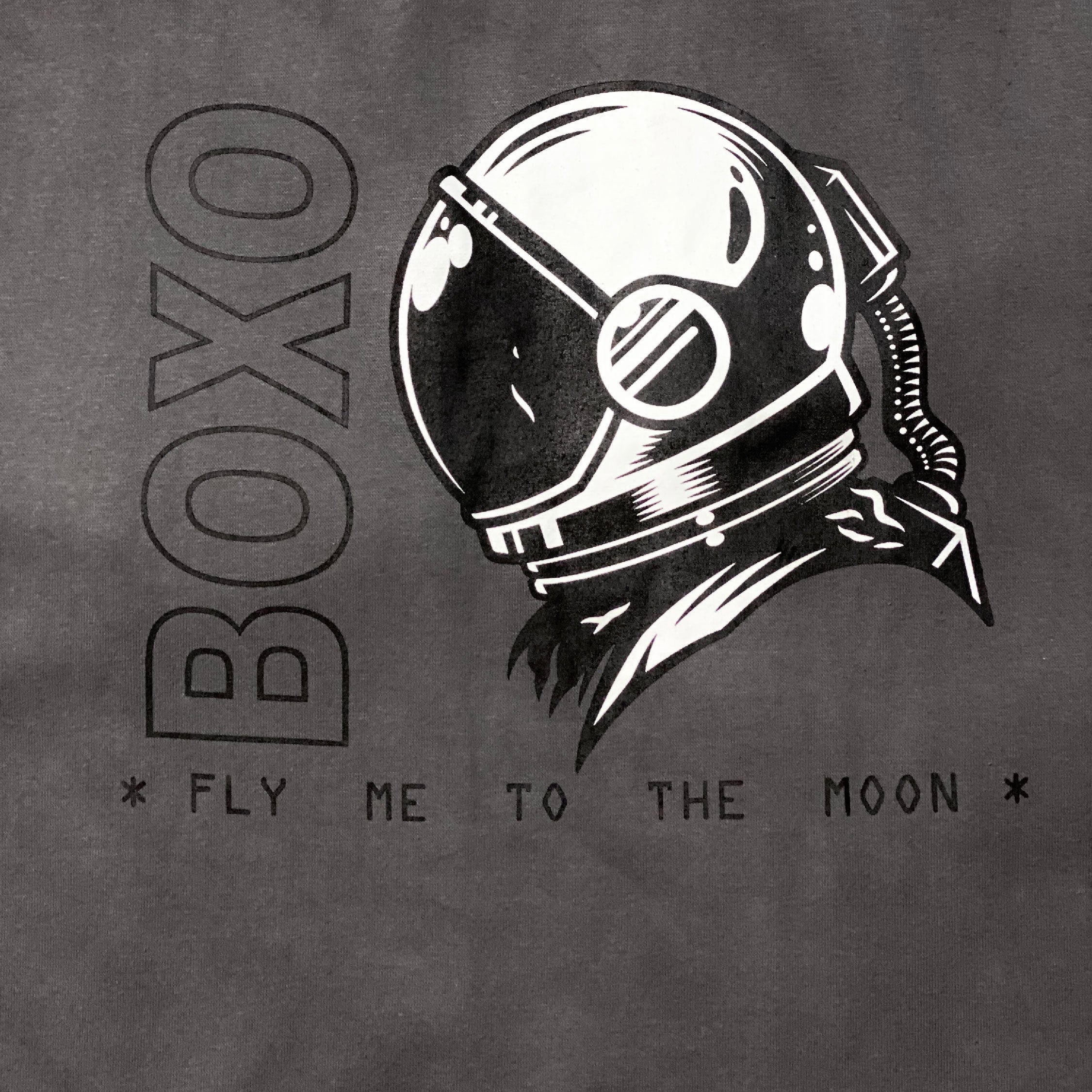 Dark Grey Astronaut Lifestyle Oversized T - BOXO GOBOXER 
