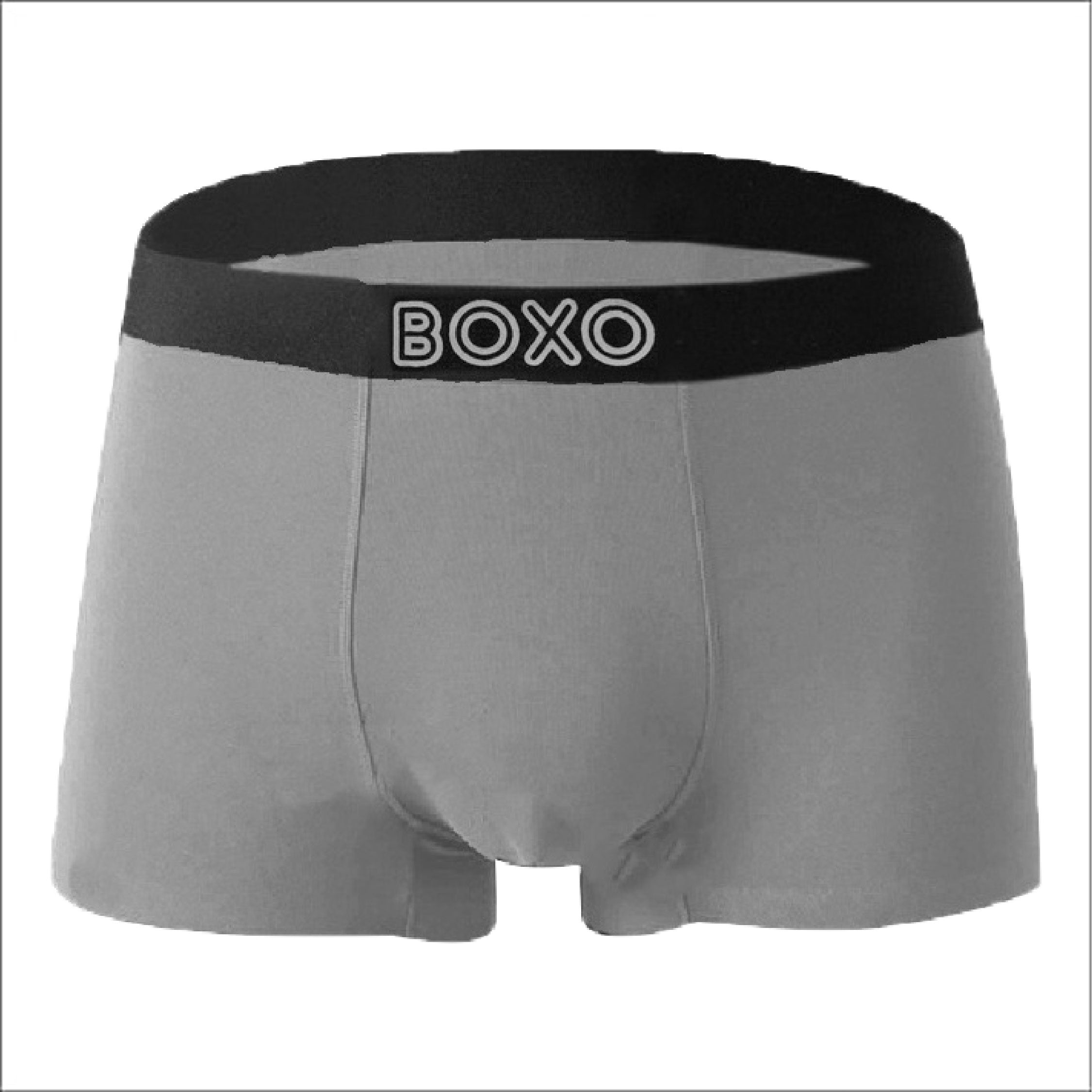 Light Grey Classic Men Trunks - BOXO GOBOXER 