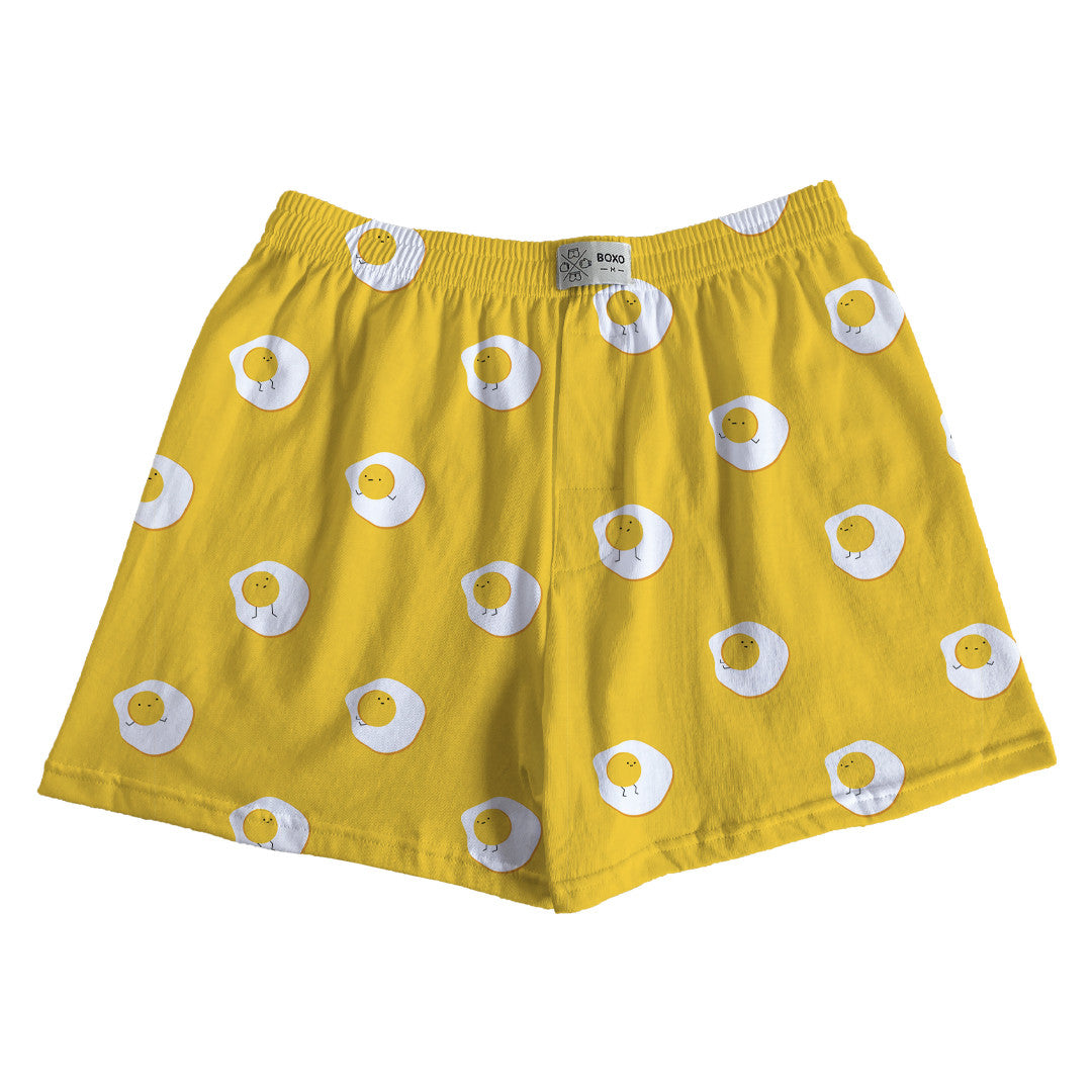 Yellow Sunny Egg Lifestyle Boxer - BOXO GOBOXER 